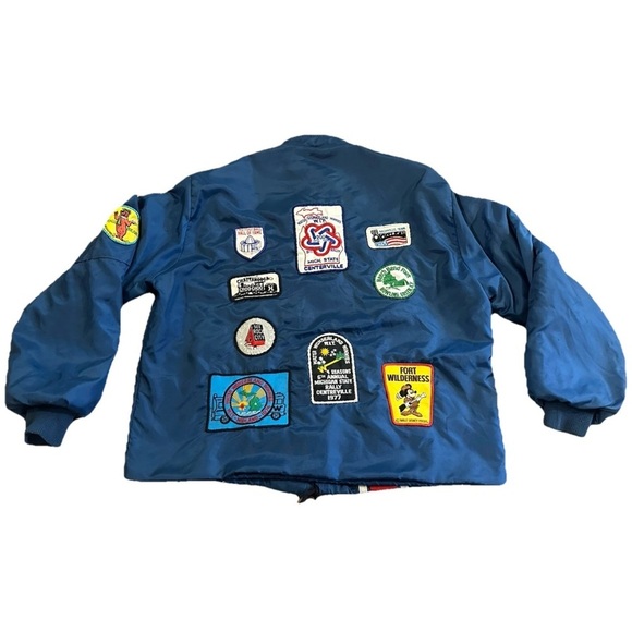 VTG Swingster Winnebago Travel Patch Jacket Lined Disney Mickey Mouse Yogi Bear - Picture 2 of 9